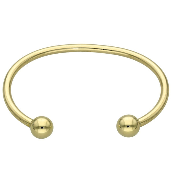 9ct Yellow Gold Torque Bangle - 24.g