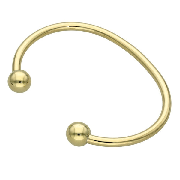 9ct Yellow Gold Torque Bangle - 24.g