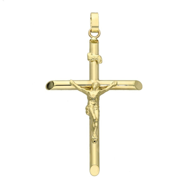 9ct Yellow Gold Crucifix Pendant - 5.0g
