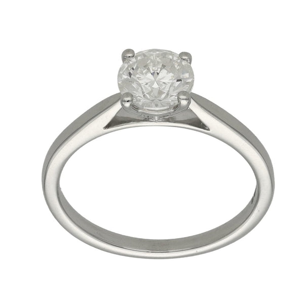 Ladies Platinum Diamond Solitaire Engagement Ring - 1.00ct