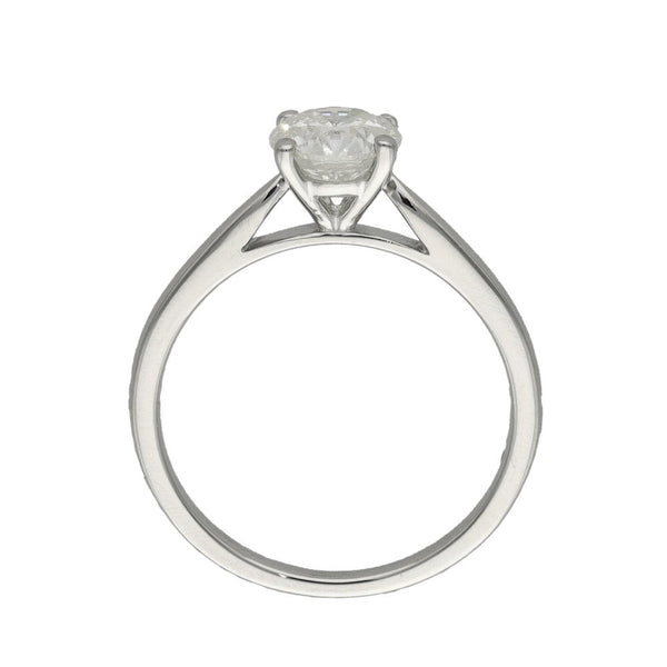 Ladies Platinum Diamond Solitaire Engagement Ring - 1.00ct