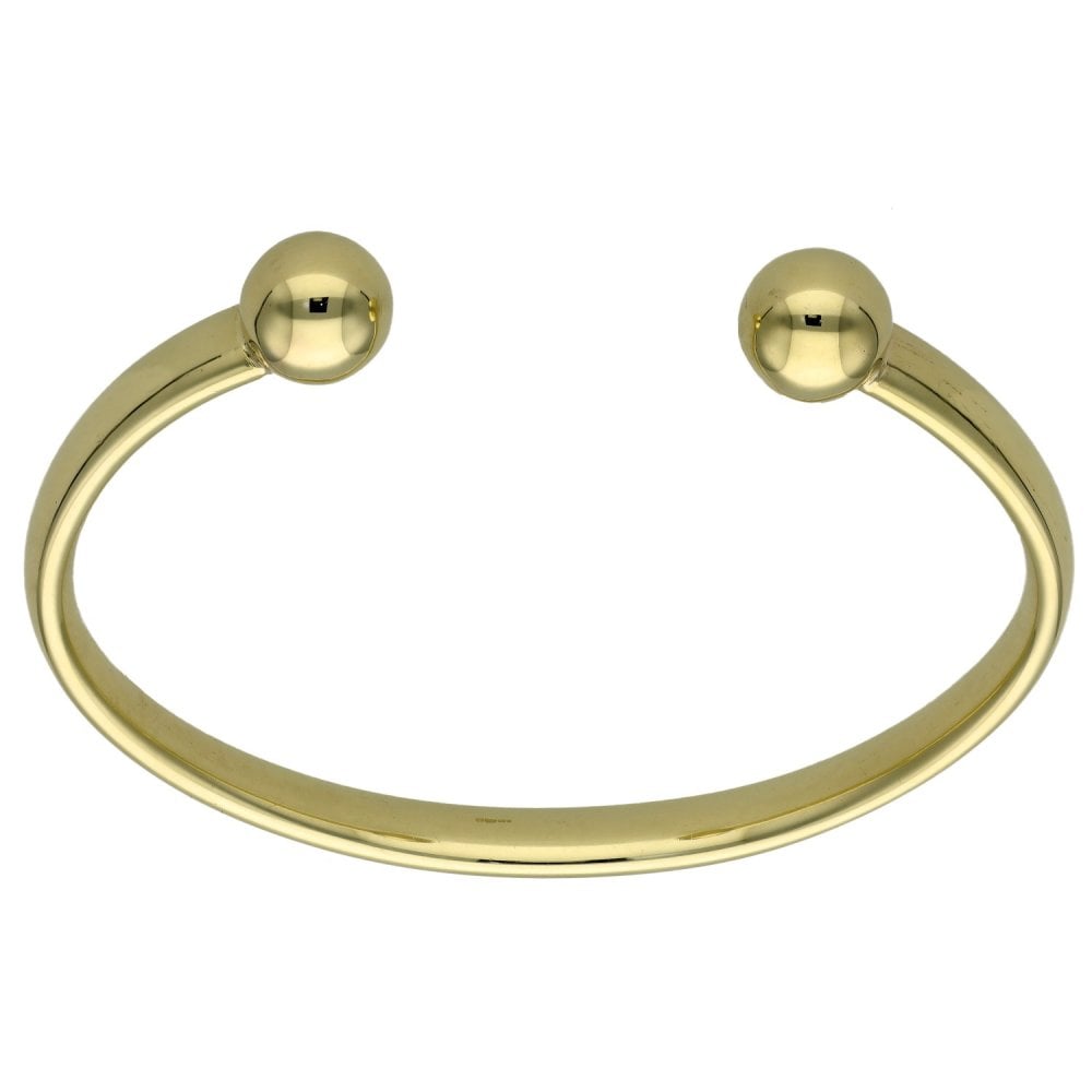 9ct Yellow Gold Torque Bangle - 35.0g