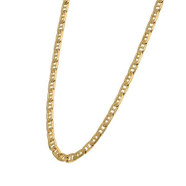Gents 9ct Yellow Gold Anchor Curb Chain - 20" - 15.7g