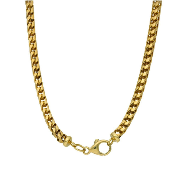9ct Yellow Gold Spiga Chain - 45.0g - 19"
