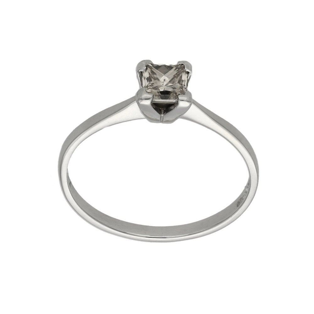 Ladies 18ct White Gold Diamond Engagement Ring - 0.50ct