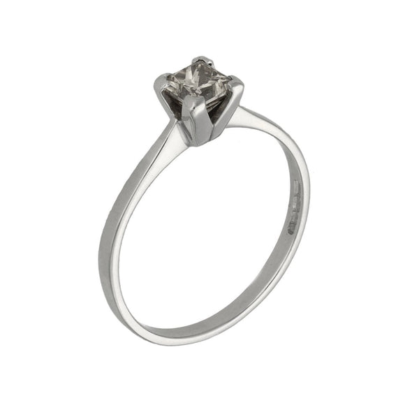 Ladies 18ct White Gold Diamond Engagement Ring - 0.50ct