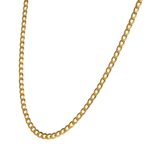Gents 9ct Yellow Gold Curb Chain - 24" - 7.0g
