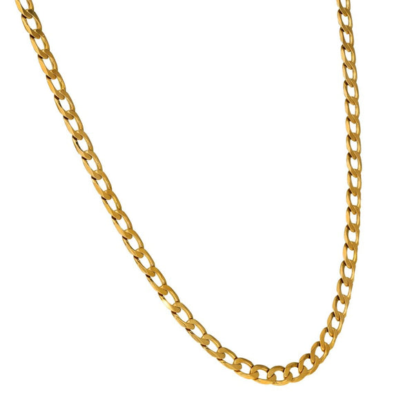 9ct Yellow Gold Curb Chain - 30" - 14.6g