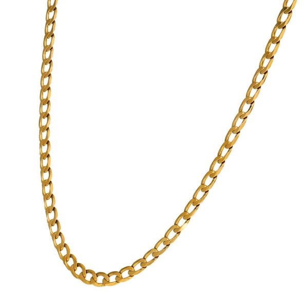 9ct Yellow Gold Curb Chain - 30" - 14.6g