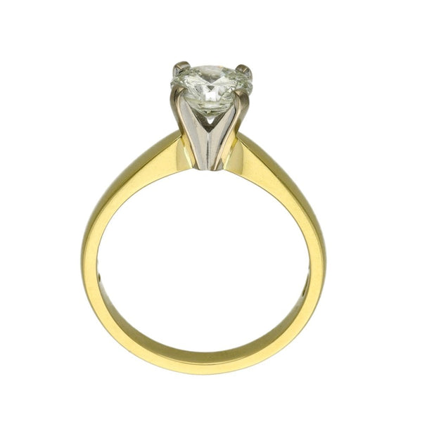 Ladies 18ct Yellow Gold Diamond Engagement Ring - 1.04ct