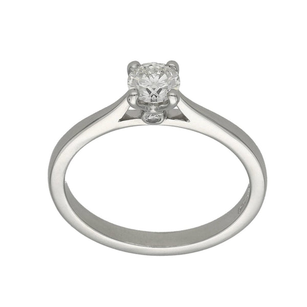 Ladies Platinum Diamond Solitaire Engagement Ring - 0.30ct