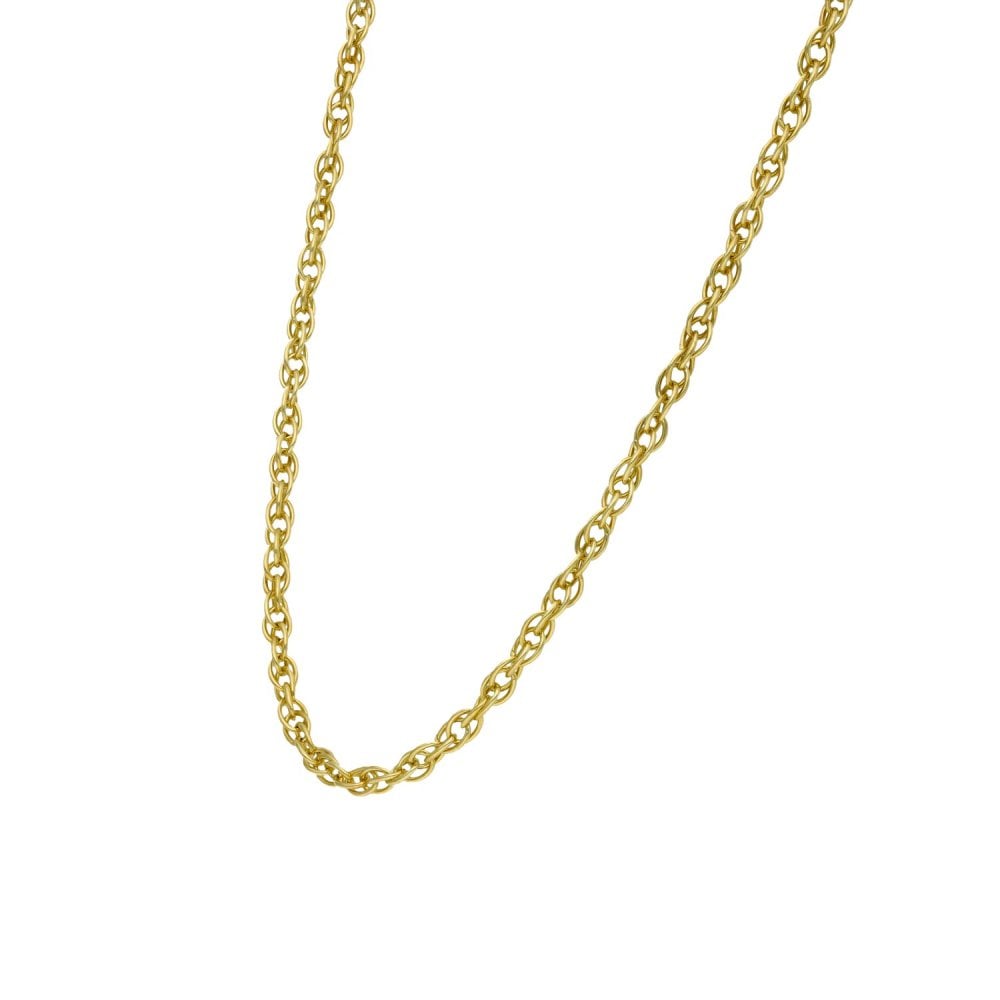 9ct Yellow Gold Prince Of Wales Chain - 19" - 7.5g