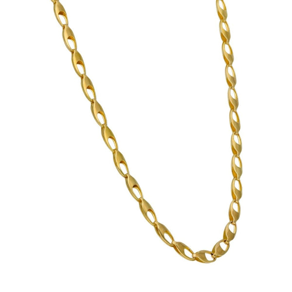 9ct Yellow Gold Oval Link Chain - 18" - 5.8g