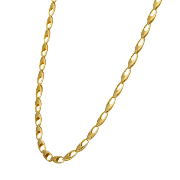 9ct Yellow Gold Oval Link Chain - 18" - 5.8g