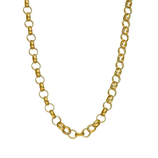 9ct Yellow Gold Belcher Chain - 30" - 17.0g