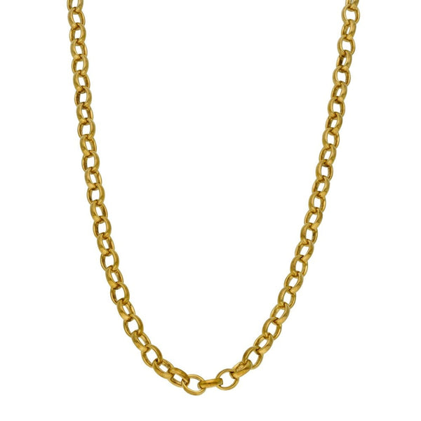 9ct Yellow Gold Belcher Chain - 26" - 23.2g