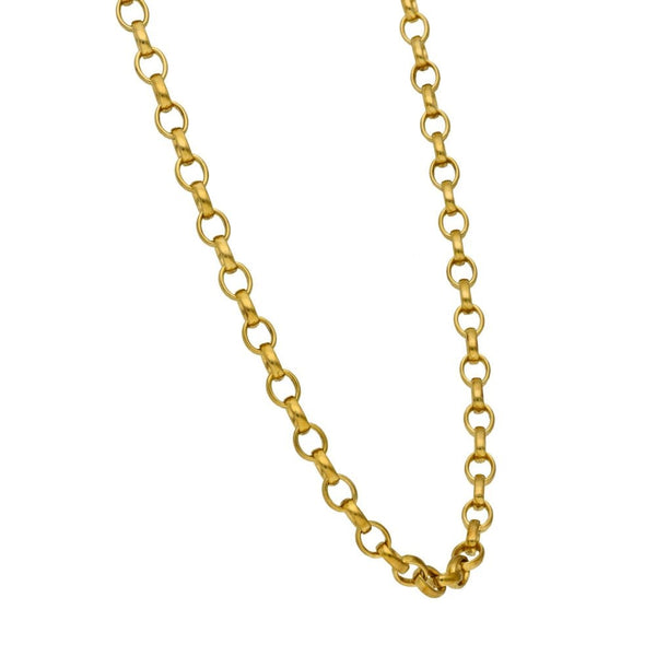9ct Yellow Gold Belcher Chain - 26" - 23.2g