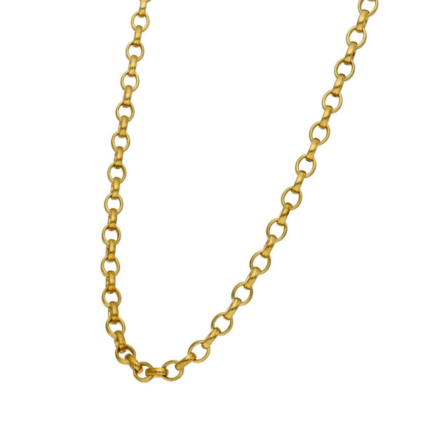 9ct Yellow Gold Belcher Chain - 26" - 23.2g