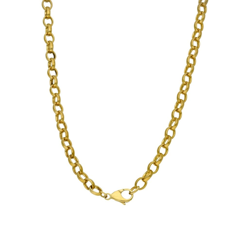9ct Yellow Gold Belcher Chain - 26" - 23.2g