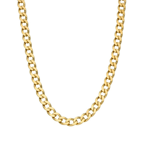 9ct Yellow Gold Curb Chain - 20" - 22.0g