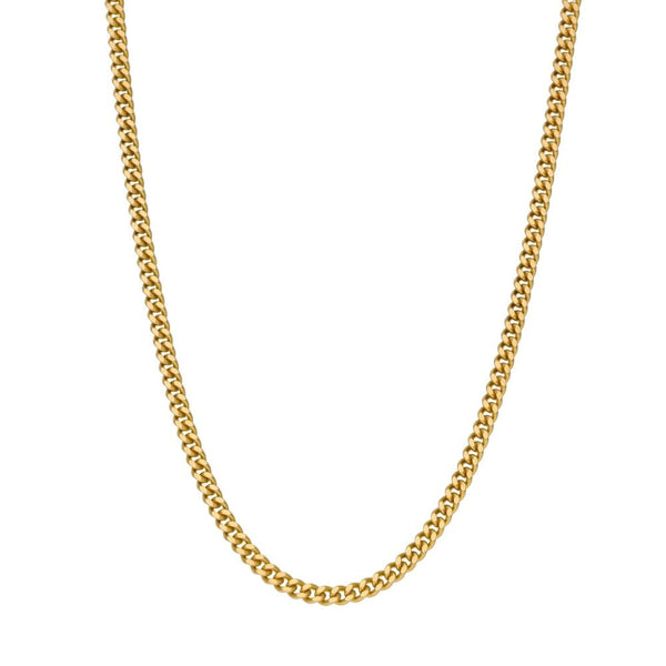 Gents 9ct Yellow Gold Heavy Fine Curb Chain - 23" - 11.0g