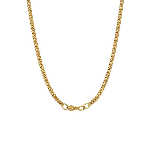 Gents 9ct Yellow Gold Heavy Fine Curb Chain - 23" - 11.0g