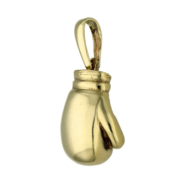 Gents 9ct Yellow Gold Solid Boxing Glove Pendant - 51.4g