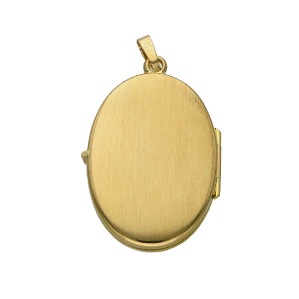 Ladies 9ct Multi-Tone Gold Flower Locket - 3.3g