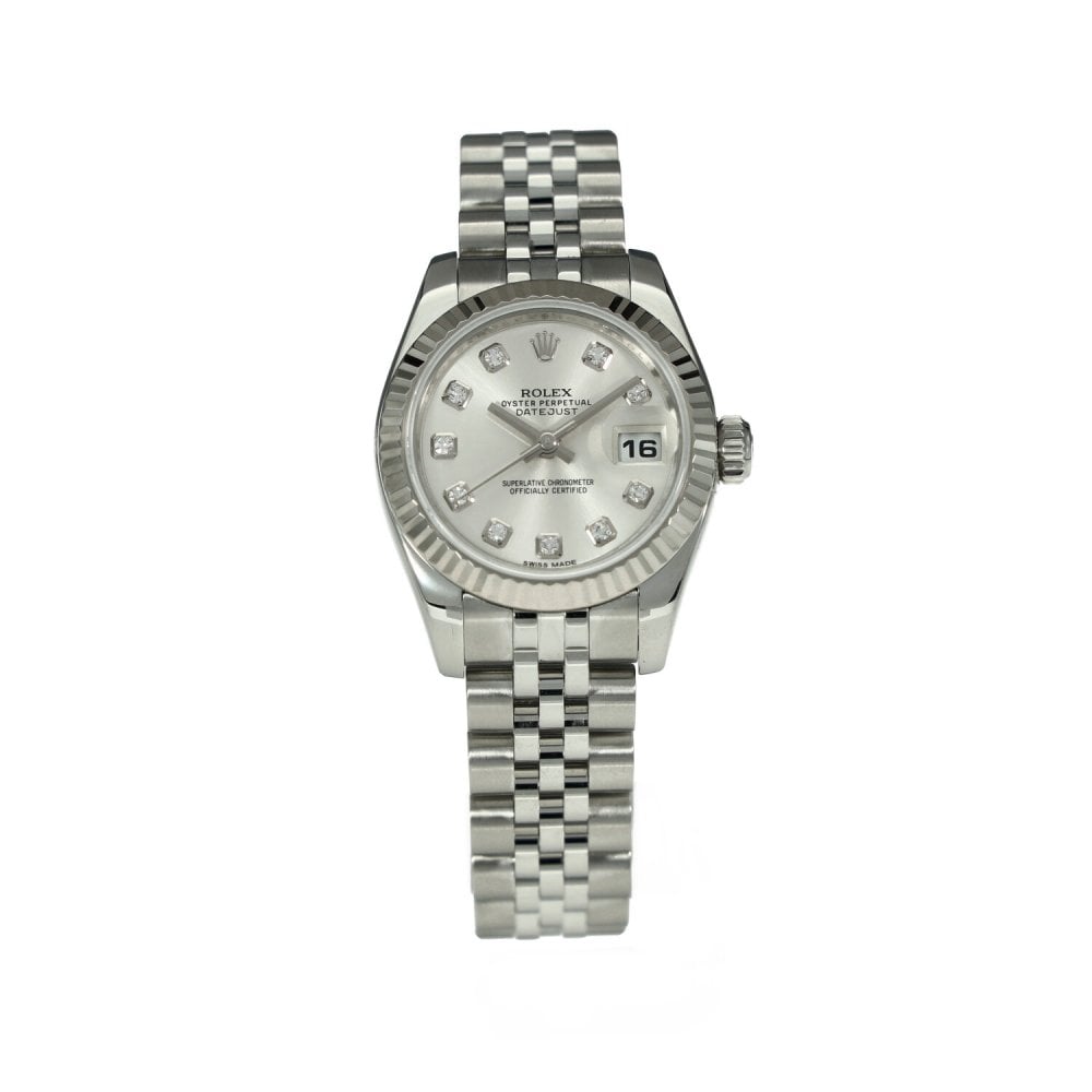 Datejust 179174 - Silver Diamond Dial - 2013