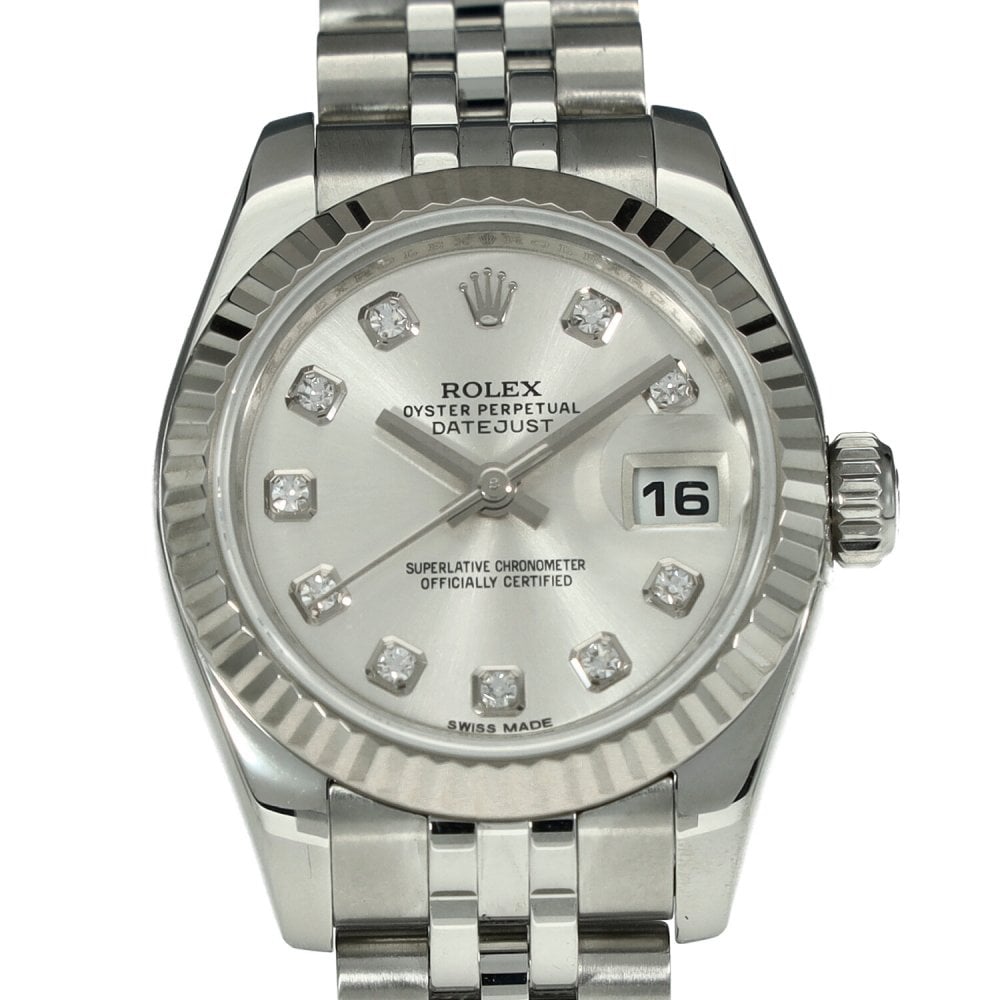 Datejust 179174 - Silver Diamond Dial - 2013