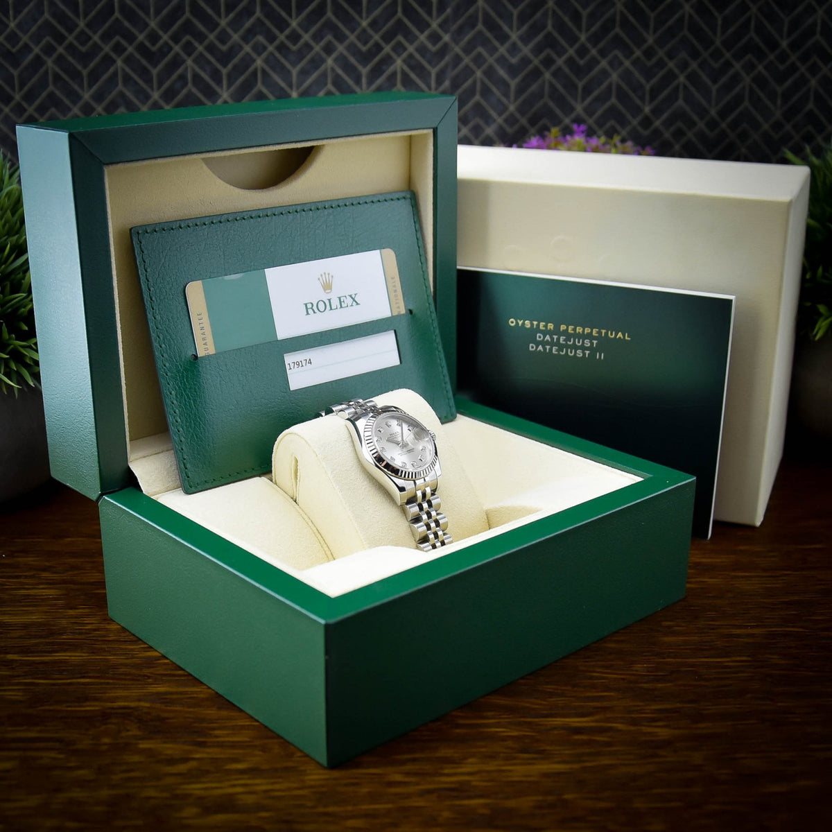 Datejust 179174 - Silver Diamond Dial - 2015