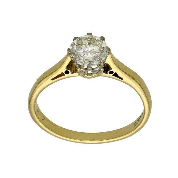 Ladies 18ct Yellow Gold Diamond Engagement Ring - 0.71ct