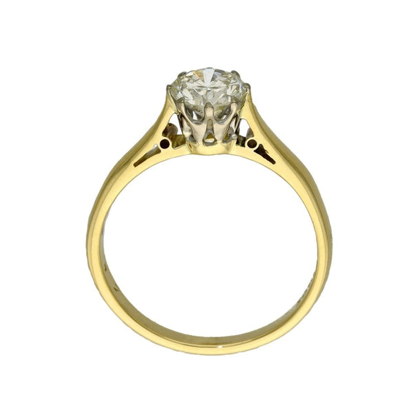 Ladies 18ct Yellow Gold Diamond Engagement Ring - 0.71ct