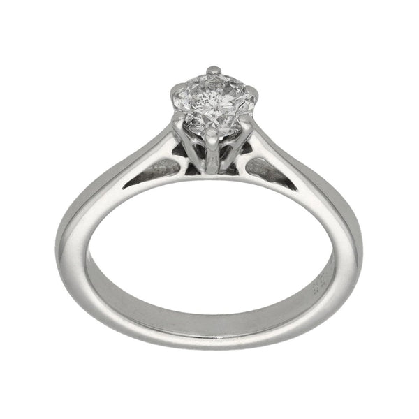 Ladies 18ct White Gold Diamond Engagement Ring - 0.54ct