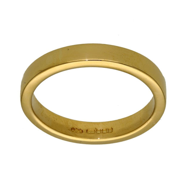 22ct Yellow Gold 3.5mm Wedding Ring - 7.2g