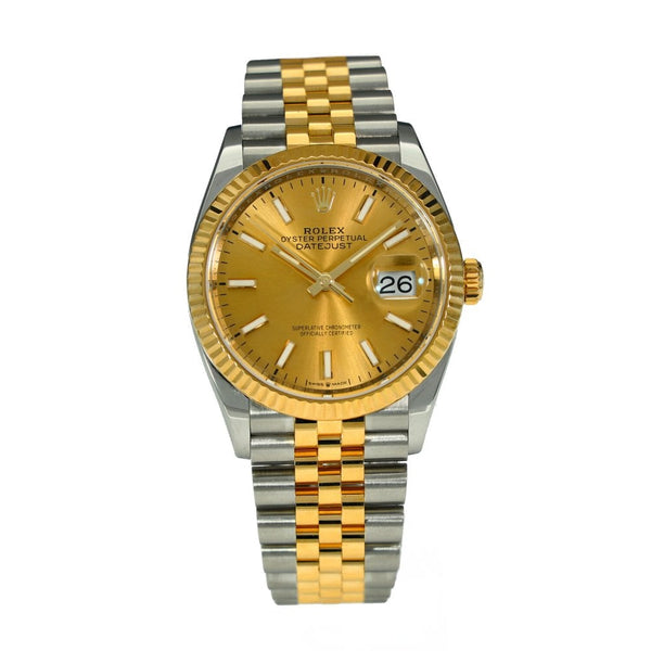 Datejust 36 126233 - Gents Watch - Champagne Dial - 2019