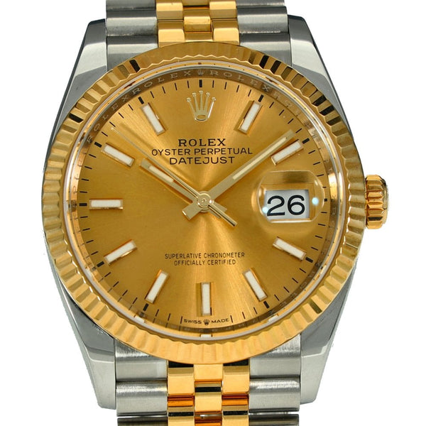 Datejust 36 126233 - Gents Watch - Champagne Dial - 2019