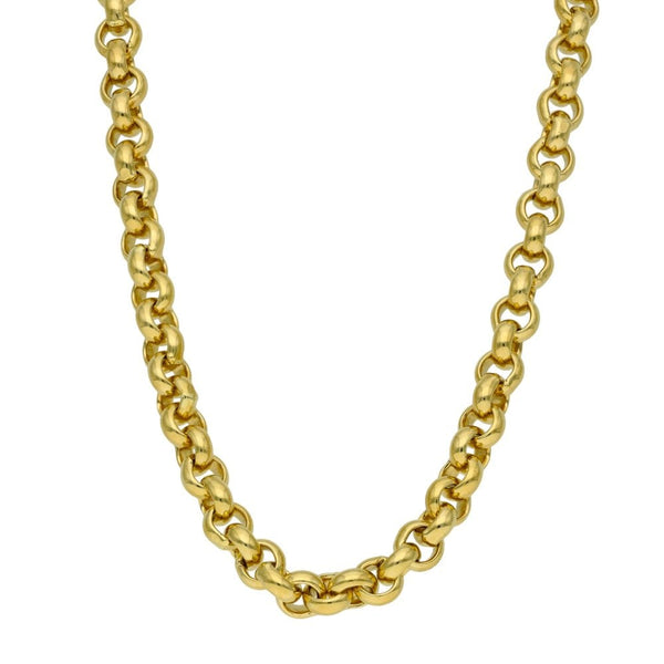 9ct Yellow Gold Heavy Belcher Chain - 24" - 68.9g