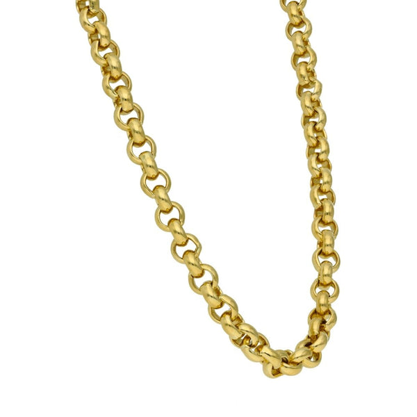 9ct Yellow Gold Heavy Belcher Chain - 24" - 68.9g