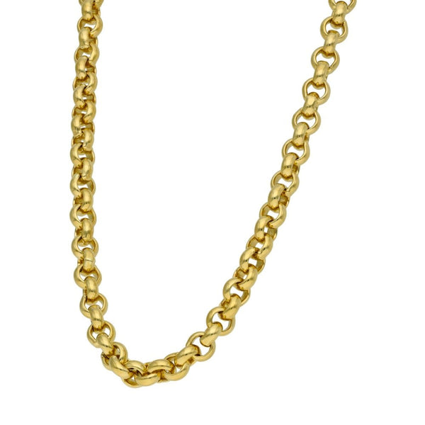 9ct Yellow Gold Heavy Belcher Chain - 24" - 68.9g