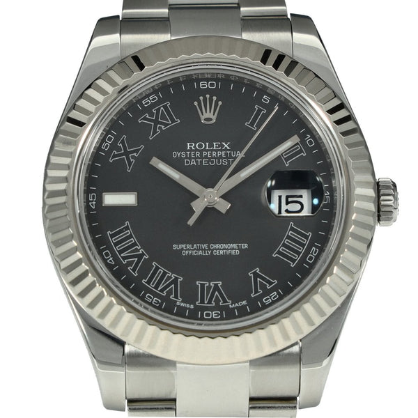 Datejust II 116334 - Dark Grey Dial - 2017