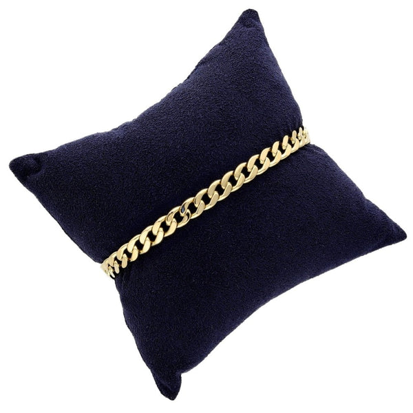 9ct Yellow Gold Curb Bracelet - 8" - 14.8g