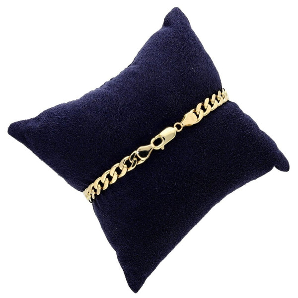 9ct Yellow Gold Curb Bracelet - 8" - 14.8g