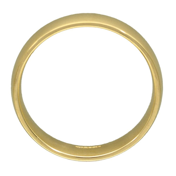 9ct Yellow Gold Court Shape Wedding Ring - Size T - 5mm