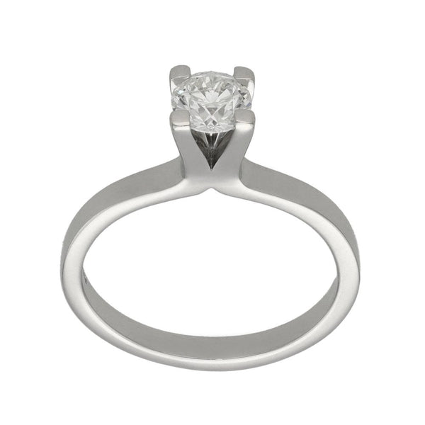 18ct White Gold Diamond Solitaire Engagement Ring - 0.50ct