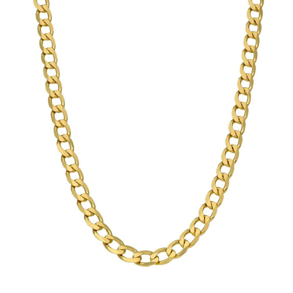 Gents 9ct Yellow Gold Curb Chain - 20" - 15.0g