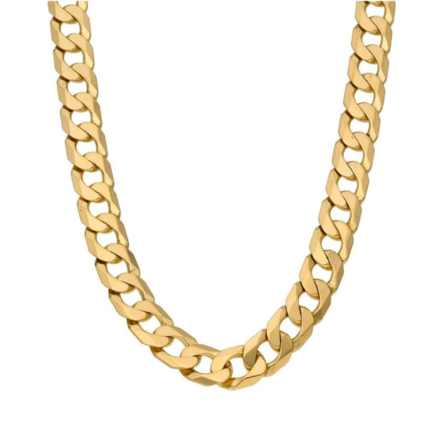 Gents 9ct Yellow Gold Curb Chain - 20" - 59.2g