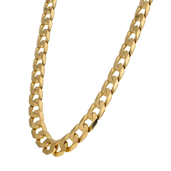 Gents 9ct Yellow Gold Curb Chain - 20" - 59.2g