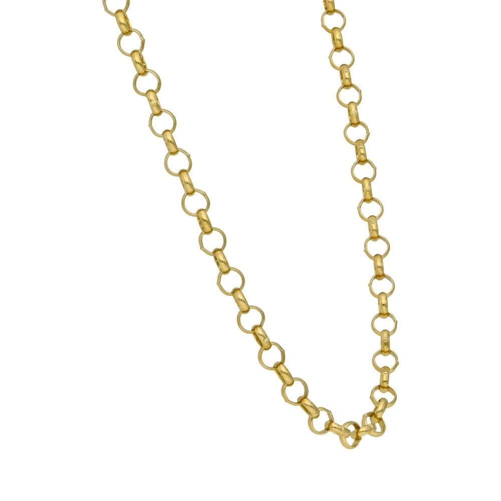 9ct Yellow Gold Belcher Chain - 29" - 19.7g
