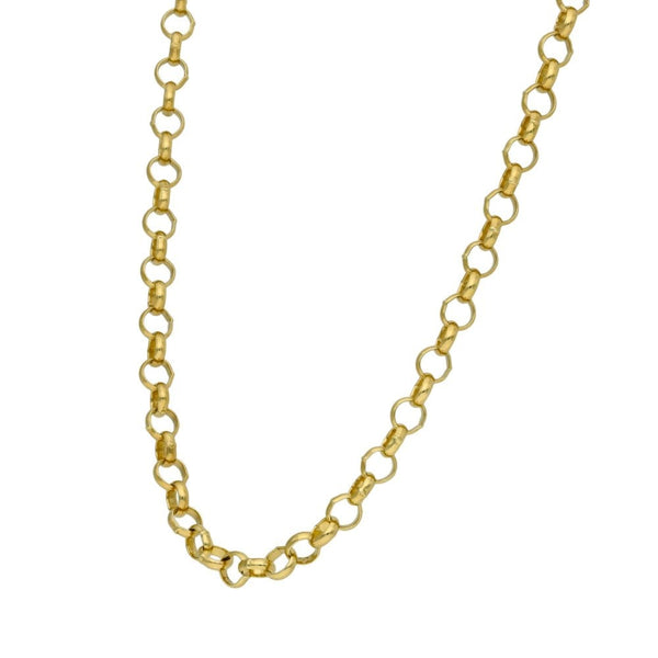 9ct Yellow Gold Belcher Chain - 29" - 19.7g